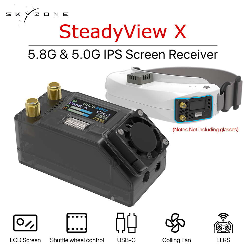 SKYZONE Steadyview X 5.0G 5.8G - огляд і ціна Skyzone Steadyview X Receiver Module
